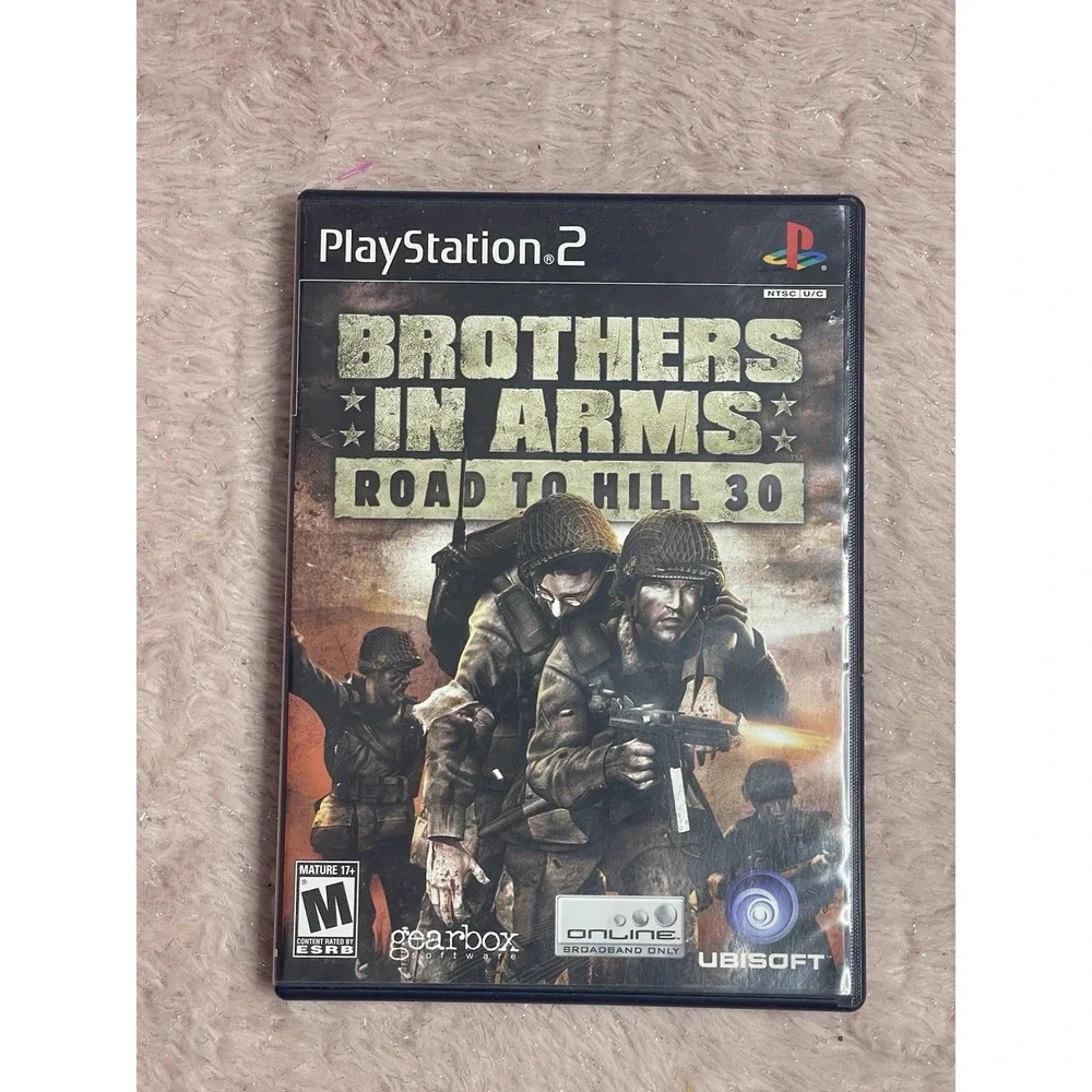 Brothers In‎ Arms Road To Hill 30 - Sony Playstation 2 PS2 Tested Authentic